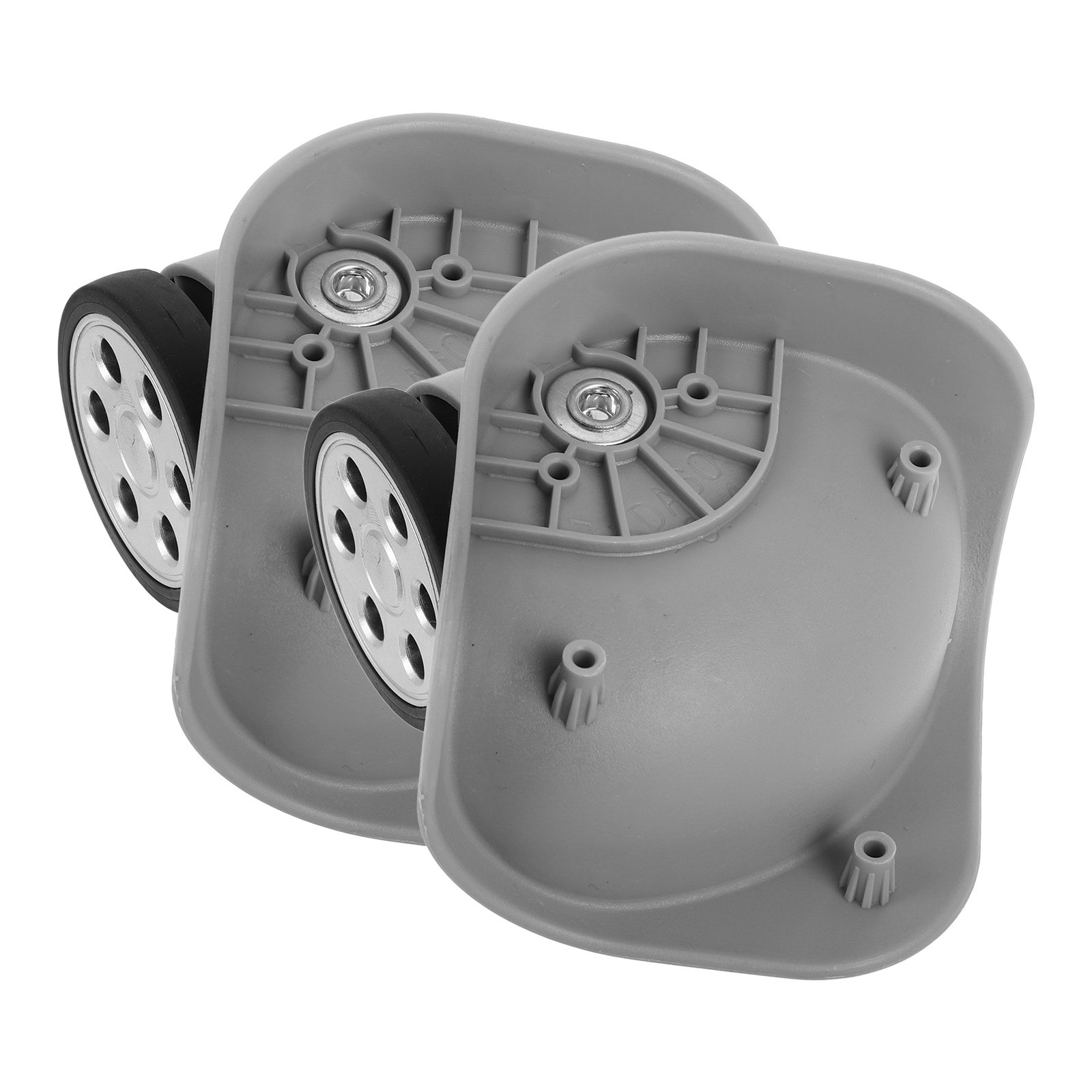Caster Wheel - 1Pair Round Hole Luggage Wheel Replacement