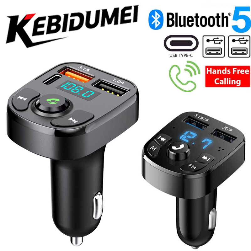 Robot Bluetooth Car - Kebidumei Bluetooth 5.0 Fm Transmitter Car