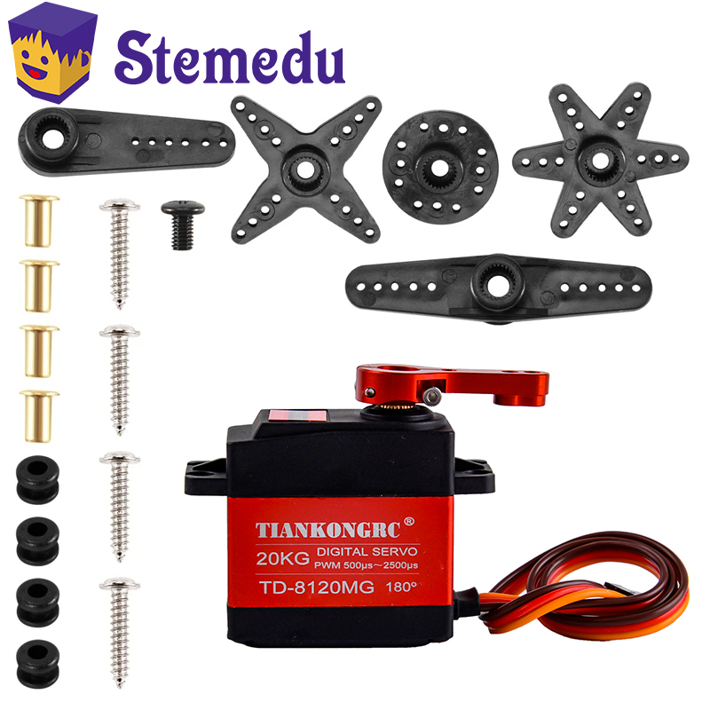 Servo Pan Tilt - TD-8120MG Waterproof Metal Gear Digital Servo