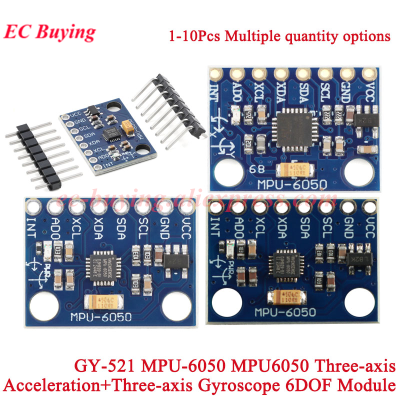 Accelerometer Mpu6050 - GY-521 MPU-6050 MPU6050 Module 3 Trục