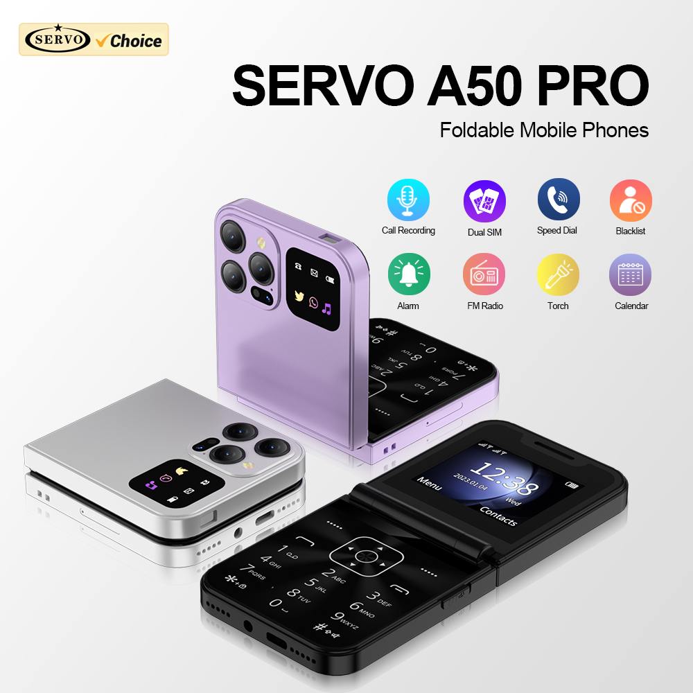 Servo Pan Tilt - SERVO A50 PRO Flip Mobile Phone