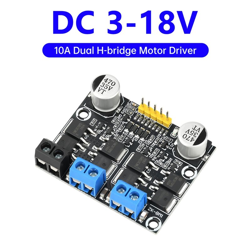 Y45A-Dual-Channel 10A 3V-18V H - đánh giá và giá Motor Driver Module
