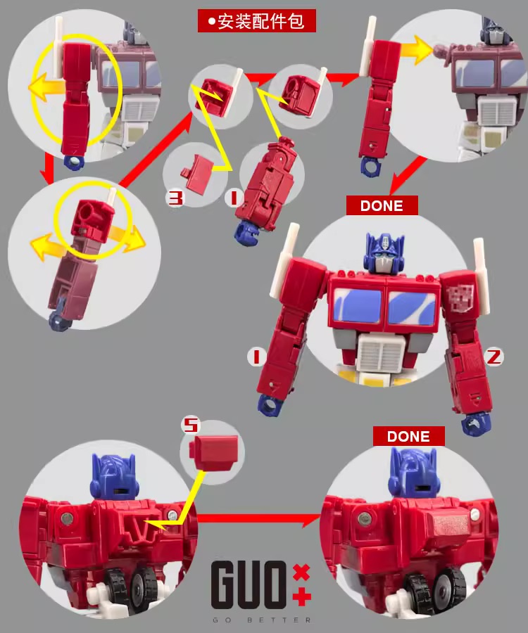 Studio Series SS Devastator Op - đánh giá và giá Robot Arm Kit
