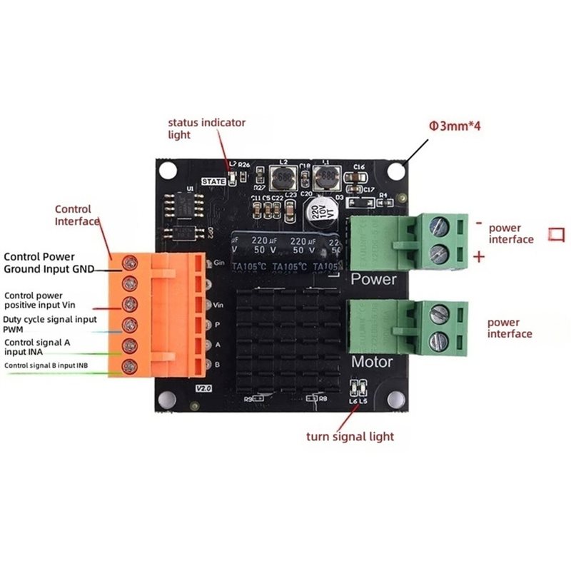 Y50A-Fully Isolated H-Bridge D - đánh giá và giá Motor Driver Module