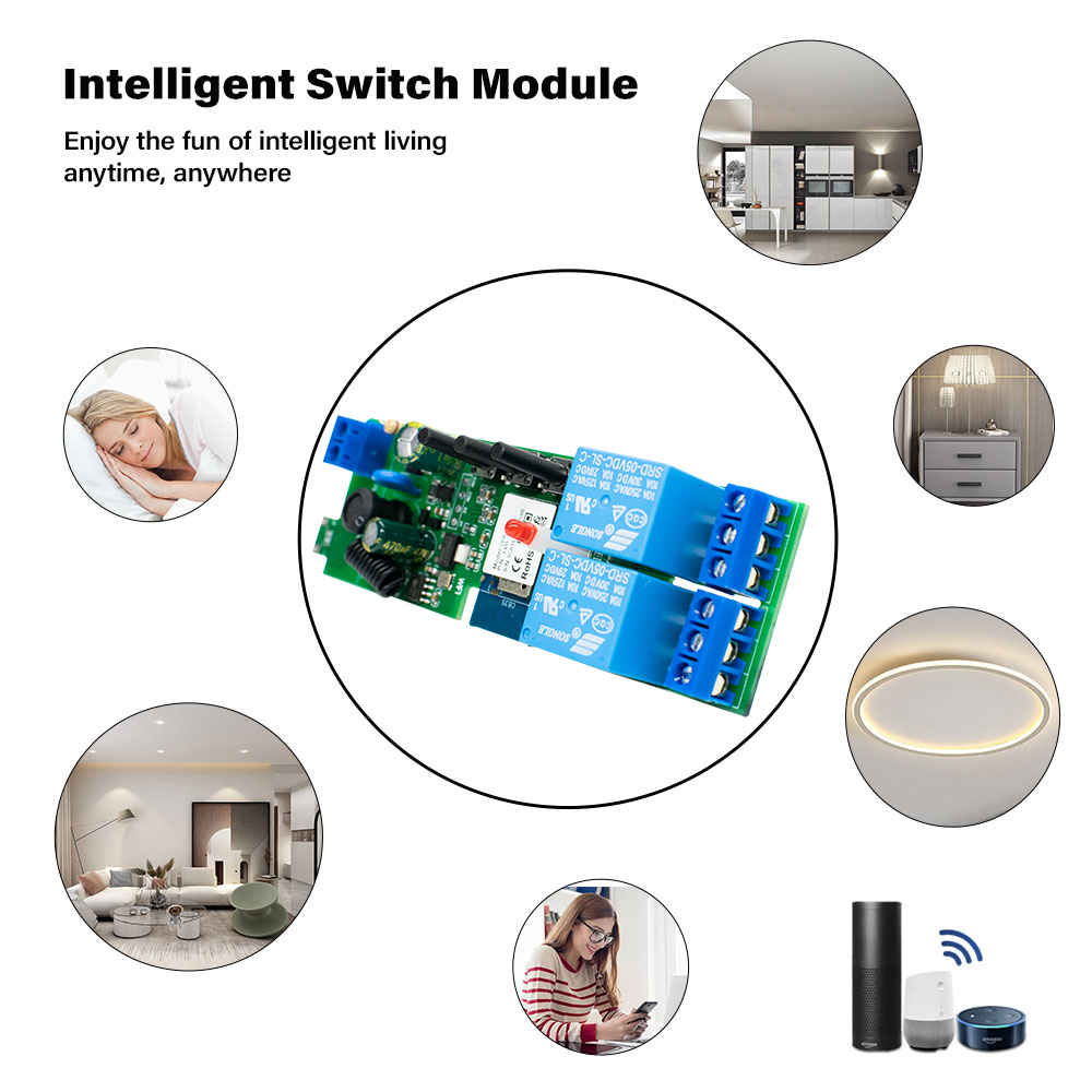WiFi 2 Channel Smart Home Rela - đánh giá và giá Motor Driver Module