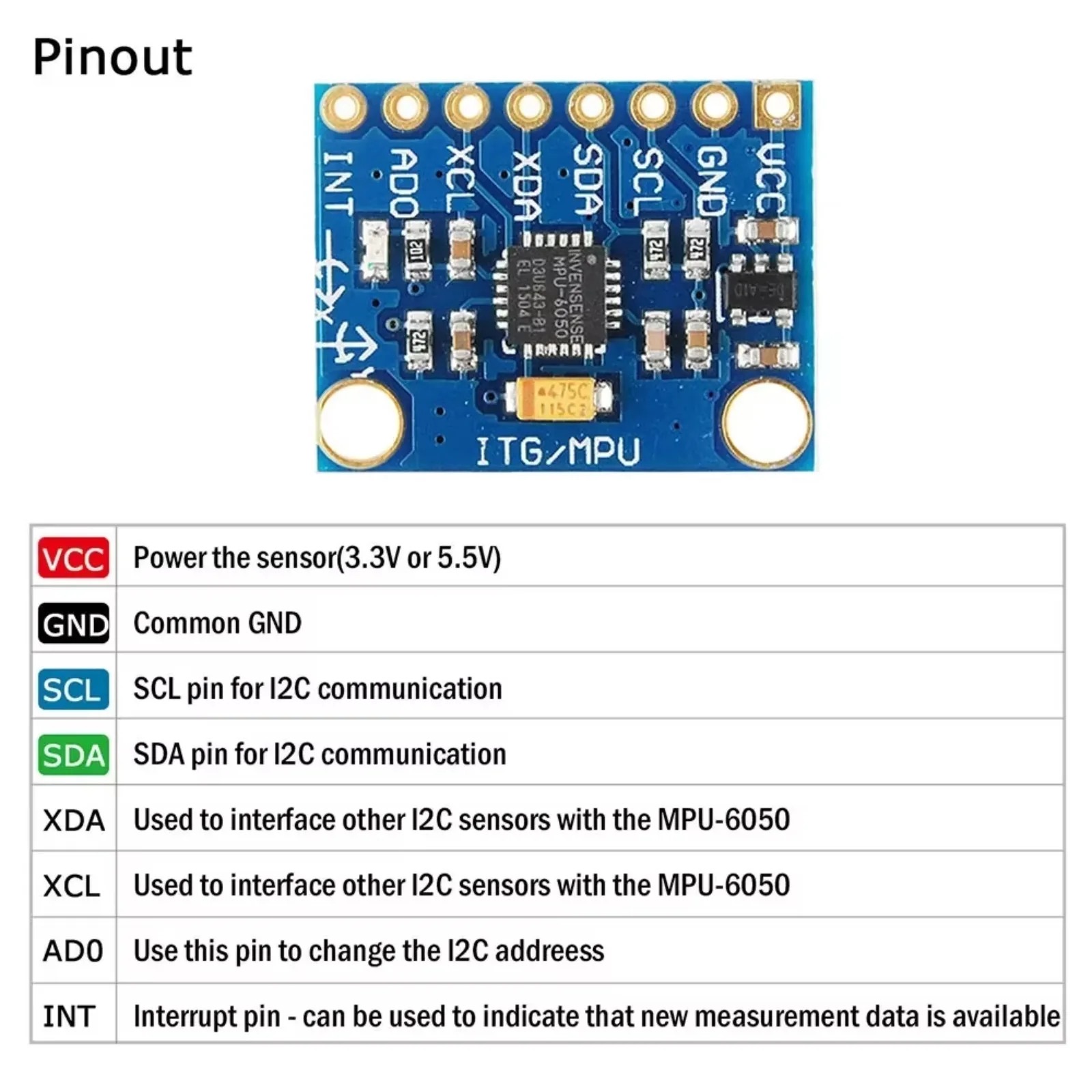 1/5/10pcs GY-521 MPU6050 3 Axi - đánh giá và giá Accelerometer Mpu6050