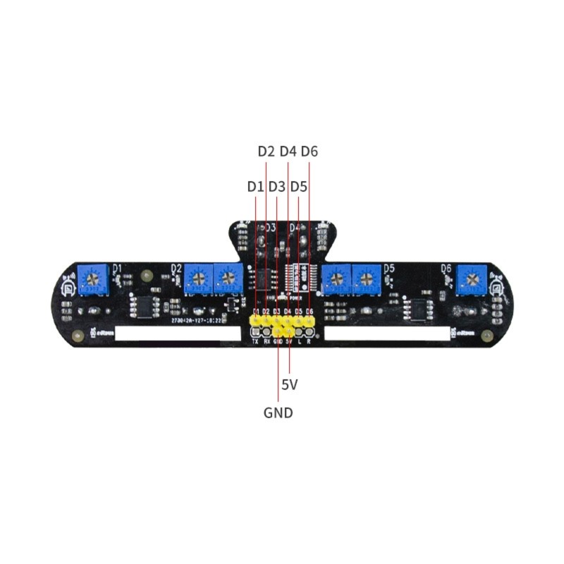 JABS-6-Channel Infrared Tracki - đánh giá và giá Robot Bluetooth Car