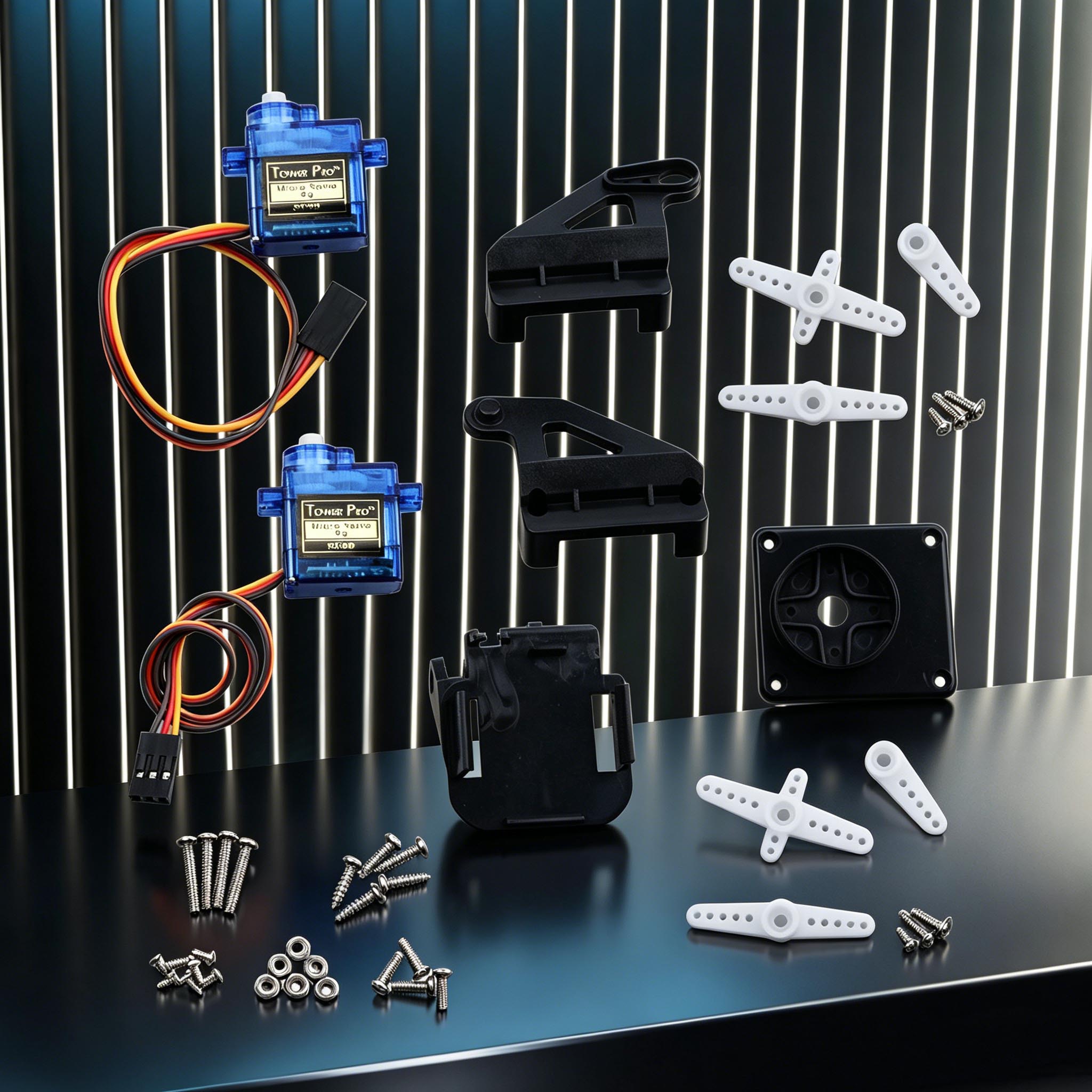 2 Trục Servo Gimbal Chân Đế FP - đánh giá và giá Servo Pan Tilt