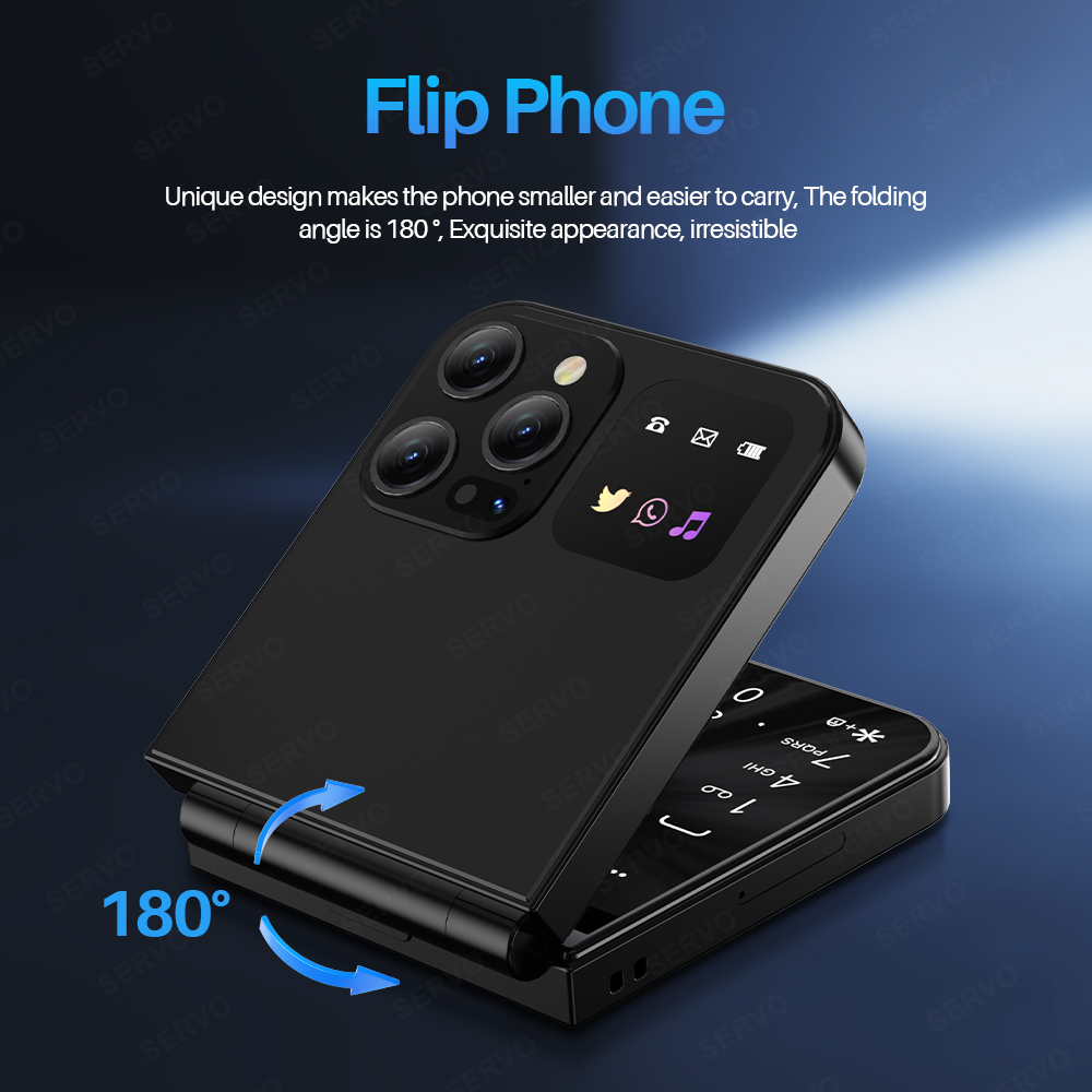 SERVO A50 PRO Flip Mobile Phon - đánh giá và giá Servo Pan Tilt