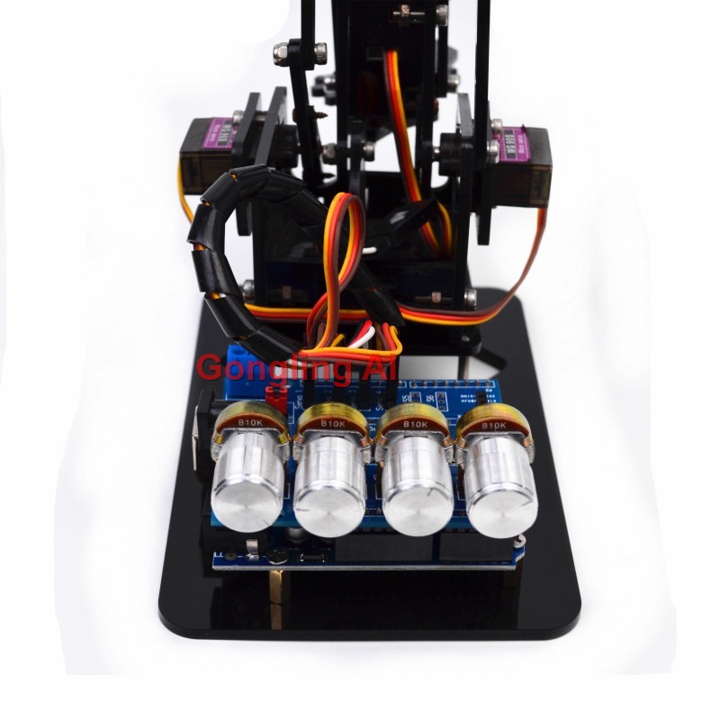 STEM 4 DOF Robot Arm Servo SG9 - đánh giá và giá Robot Arm Kit