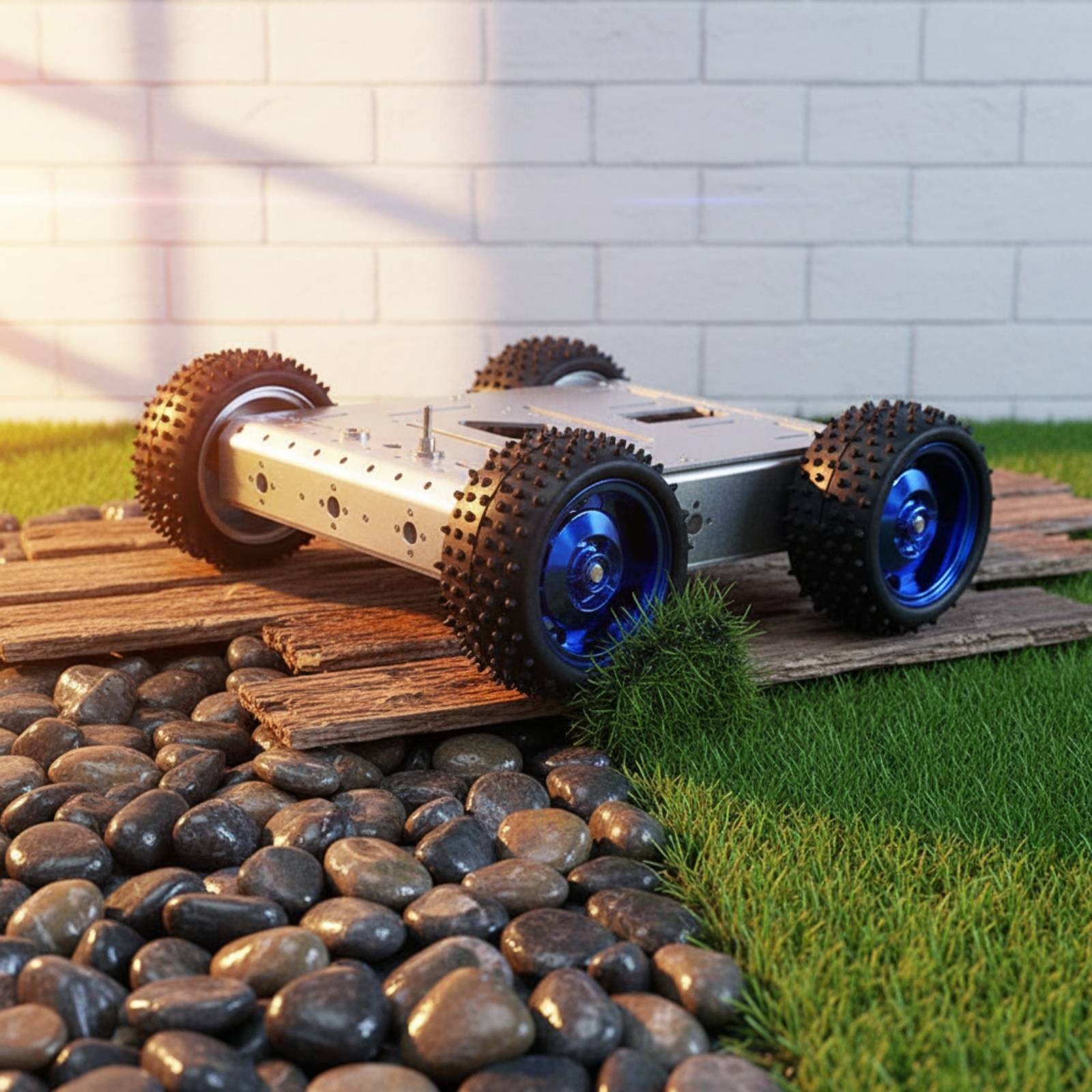 4WD Smart Car Chassis 1.5KG Lo - đánh giá và giá Robot Chassis
