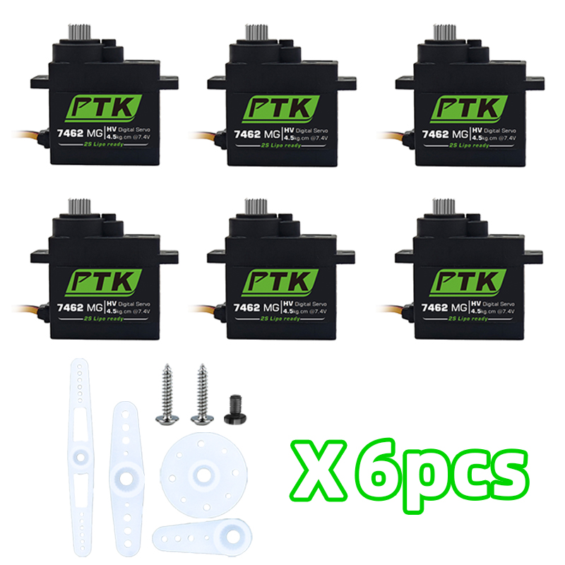 PTK 7462W MG Metal gear 9g mic - đánh giá và giá Micro Servo
