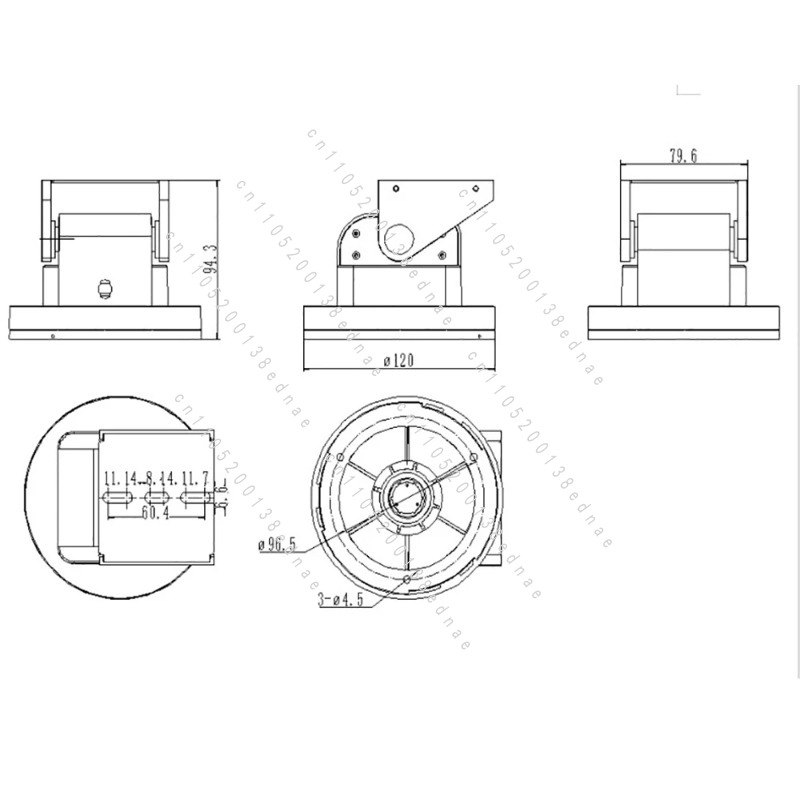 RS485 Electric Pan-Tilt Bracke - đánh giá và giá Pan Tilt Bracket