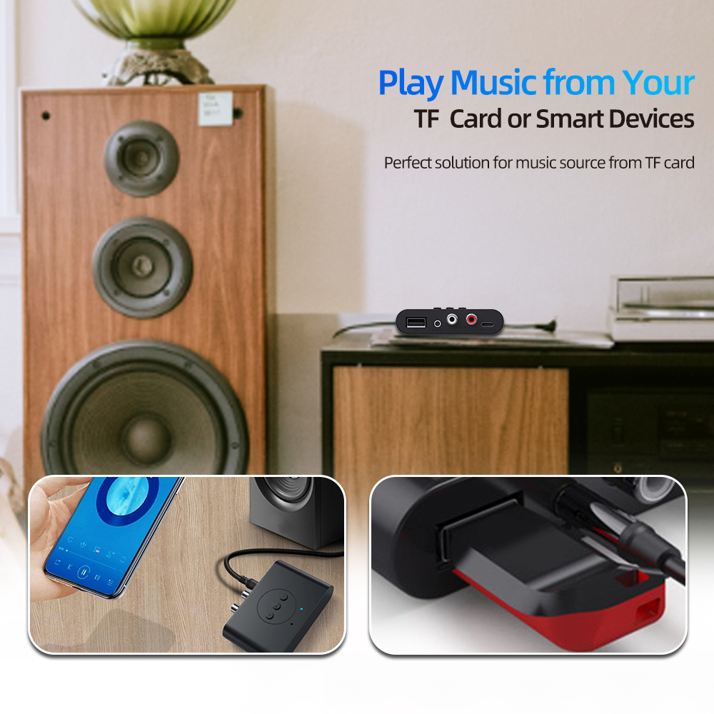 NFC Bluetooth 5.0 Audio Receiv - đánh giá và giá Robot Bluetooth Car