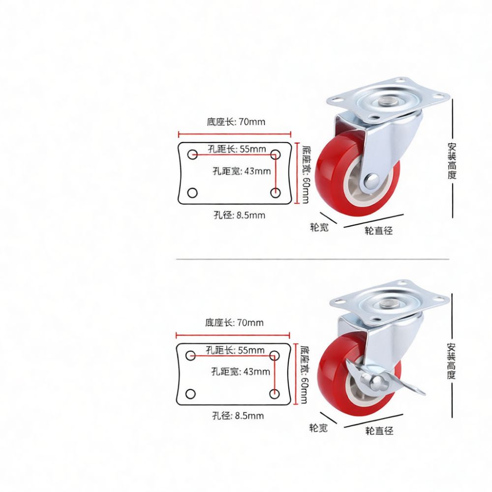 Durable Silent Caster Wheels 1 - đánh giá và giá Caster Wheel