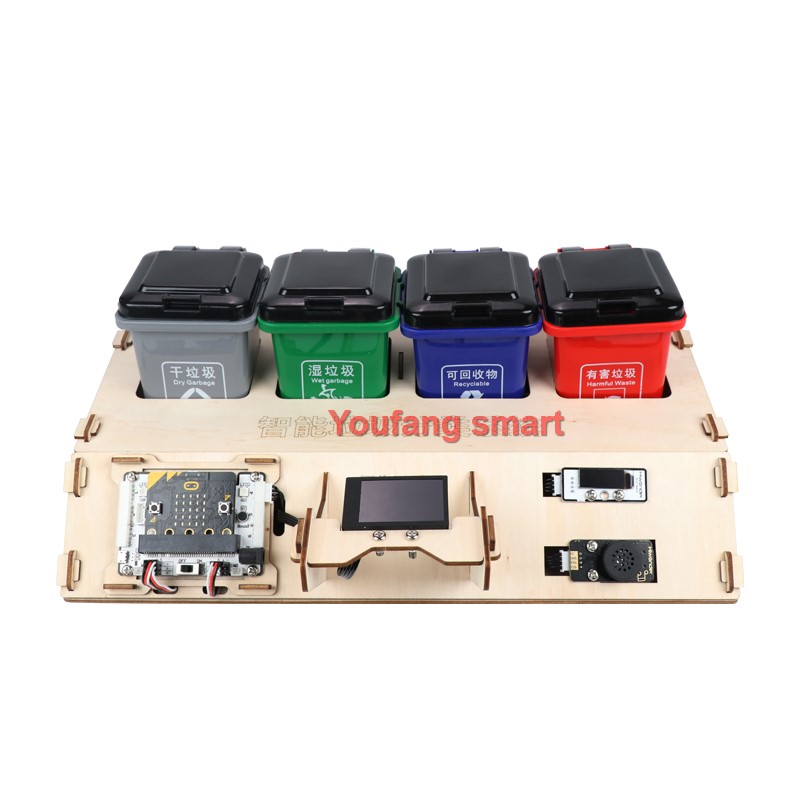 Waste Sorting Robot Kit AI Vis - đánh giá và giá Microbit Robot